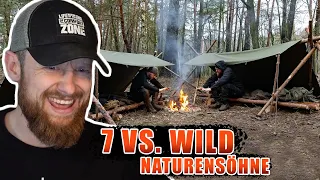Die 7 vs. Wild Challenge - Naturensöhne starten neuen VERSUCH | Fritz Meinecke reagiert