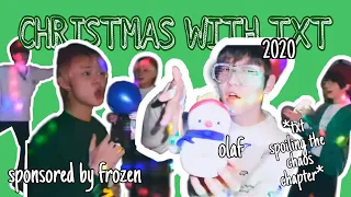 (another) chaotic christmas with txt *on crack* ft. frozen