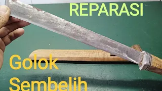 Reparasi Golok Sembelih I Gagang I part #1