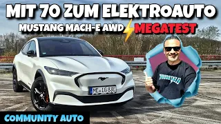 Elektroauto mit 72! Ford Mustang Mach-E Erfahrungsbericht & Megatest! #elektroauto #ford