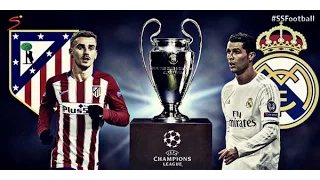 Uefa Champions Semi-Final Atletico Madrid 2-1 Real Madrid (2-4 agg) 10 May 2017