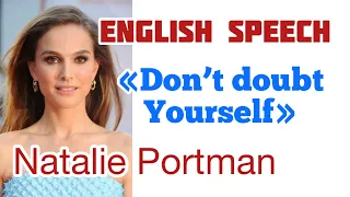 ENGLISH SPEECH WITH BIG SUBTITLES | Natalie Portman | Motivation | English Practice