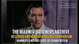 Curse of Frankenstein 1957 Warner Bros Archive Collection : Restoration Comparison