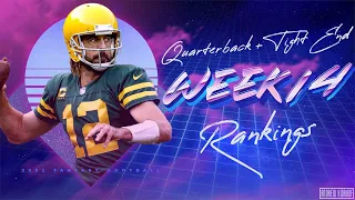 2021 Fantasy Football - Week 14 Quarterback & Tight End Rankings