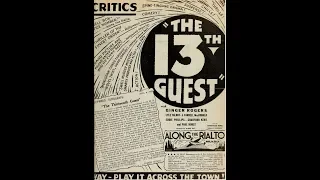 Scott Lord Mystery from Monogram Studios: The Thirteenth Guest (Albert Ray)