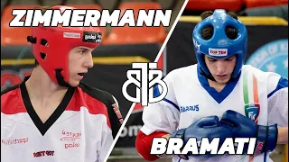 Erik Zimmermann V's Federico Bramati WAKO Junior European Championships 2021 Highlights