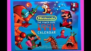 Nintendo - The Power Game 1991 Calendar