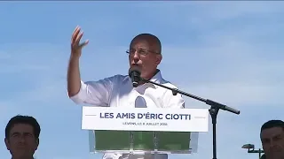 Eric Ciotti à Levens avec ses soutiens