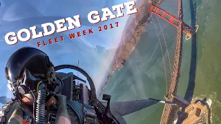 Golden Gate Fly By During San Francisco Fleet Week Airshow 2017