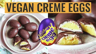 Can I Make Cadbury Creme Eggs VEGAN?! This might taste like an exact dupe...