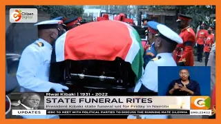 Body of retired President Kibaki lies in state as public viewing begins