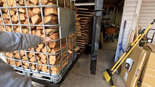 ABSOLUTE FASTEST way to Dry FIREWOOD and the Return of Plumber Jim!