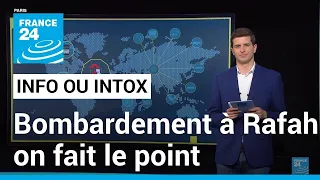 Bombardement à Rafah : le point sur ce que l'on sait précisément • FRANCE 24