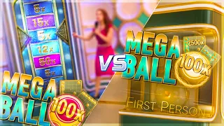 $10,000 Megaball vs First Person Megaball!