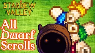 Stardew Valley Gameplay - All Dwarf Scrolls Collected!