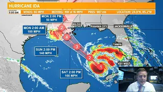 Hurricane Ida Expected to Make Landfall as a Category 4 Storm