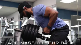 Add Mass To Your Back Using This Simple 45 Minutes Back Workout