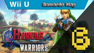Hyrule Warriors - Rewards Map Adventure Mode - 100% Walkthrough Part 6 (All Collectibles, E10)