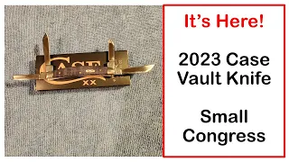2023 Case Vault Knife:  Small Congress