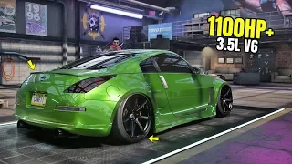 Need for Speed Heat Gameplay - 1100HP+ NISSAN 350Z Customization | Max Build 400+