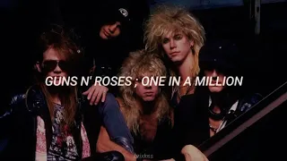 Guns N' Roses - One In a Million (Subtitulada Al Español)