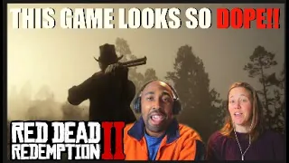 I AND MY NON GAMER WIFE REACT TO RED DEAD REDEMPTION ll CINEMATC TRAILER