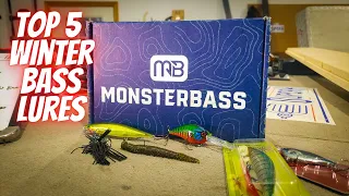 TOP 5 Lures For WINTER BASS Fishing (Catch MONSTERS When The Bite Is Tough)
