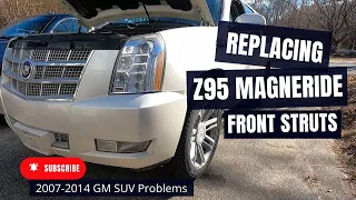 Suspension problems with 2007-2014 Escalade: Replacing Z95 front struts in Cadillac, GMC, Chevy