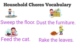 Household Chores Vocabulary