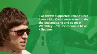 Noel Gallagher on Celtic FC Ireland and Irishness