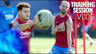 INSIDE A BARÇA TRAINING SESSION | FC Barcelona VLOG