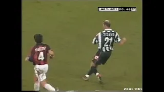 Zidane vs AC Milan (2000.8.27) Trofeo Luigi Berlusconi
