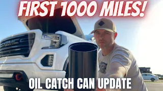 Oil Catch Can Separator Check - First 1000 Miles