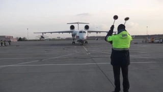 Прибытие самолета-амфибии Бе-200 ЧС в Ростов на Дону