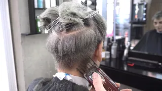 ANTI AGE HAIRCUT - SHORT HAIR HAIRSTYLE - UNDERCUT PIXIE