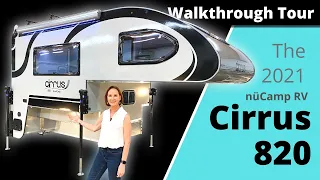 The 2021 Cirrus 820 Truck Camper by nuCamp RV - Walkthrough Tour