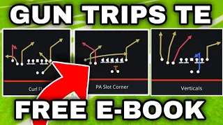 🚨The New BEST Offense in Madden 24!🚨FREE Gun Trips TE EBOOK in 8 Minutes!