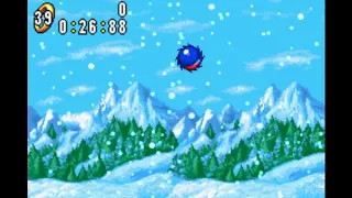 Sonic Advance - Ice Mountain 1 Sonic: 0:39:93 (Speed Run)