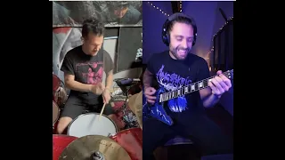 Charlie Benante & Attila Voros jam on some grooves PANTERA ANTHRAX