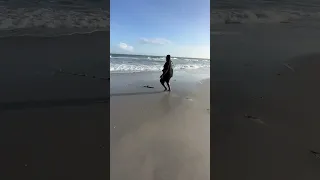 Something big takes rod into the ocean