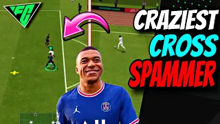 i Played Against The CRAZIEST CROSS SPAMMER 😱in FC Mobile