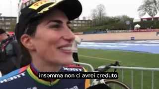 La parole di Elisa Balsamo dopo il secondo posto alla Roubaix