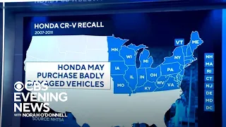 Honda recalls more than a half-million CR-Vs due to potential rust