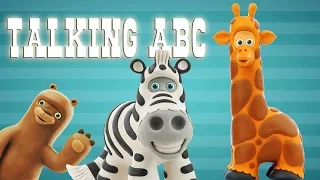 Learn The Alphabet With Funny Plasticine Animals. Talking Zoo ABC