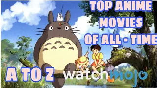 TOP ANIME MOVIES OF ALL- TIME: A TO Z | REACTION | WATCHMOJO.COM