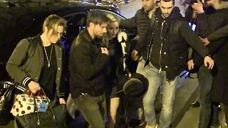EXCLUSIVE - Madonna arrives at her hotel escorted by Police in Paris after the Grand Journal Tv Show