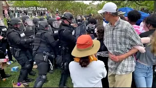 Virginia Tech removes students from Pro-Palestine protest