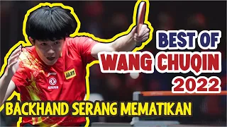 WANG CHUQIN MASTER OF BACKHAND SHOTS!!  BACKHAND SERANG MEMATIKAN..