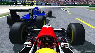 F1 1993 | Ayrton Senna Onboard | Hockenheim Germany | McLaren Ford | F1 Challenge | HD