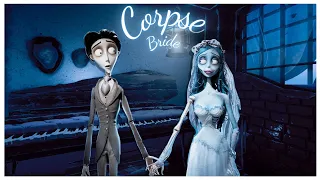 ⚰️ CORPSE BRIDE - Creepy Ambience with Rain, Scary Noises, Crows and Spooky ASMR - 1 Hour (No Music)